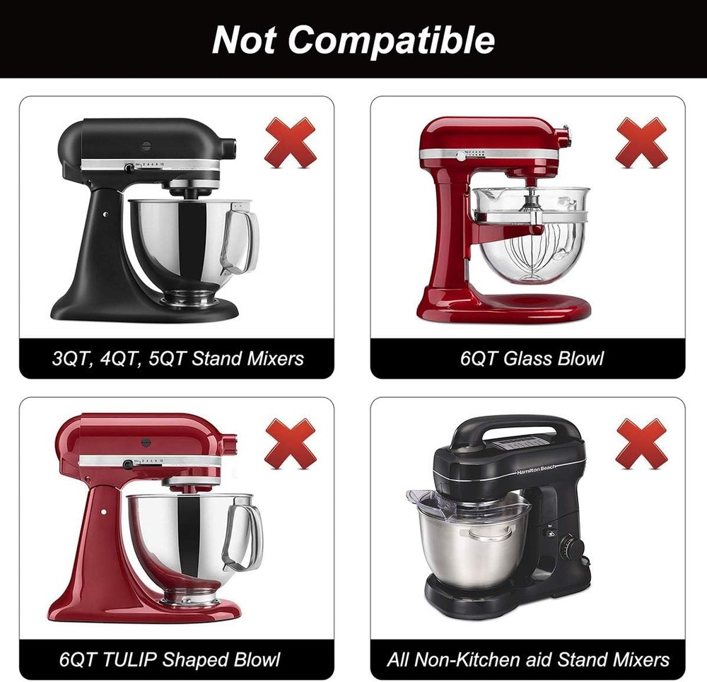 Flex Edge Beater for Kitchen Aid Mixer 6 Quart 6