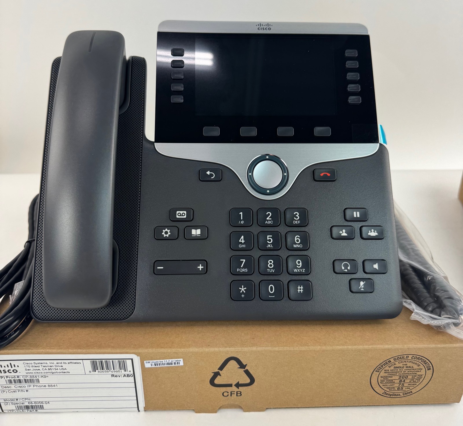 Cisco 8841 IP Phone - CP-8841-K9= - New - Unused - Bulk