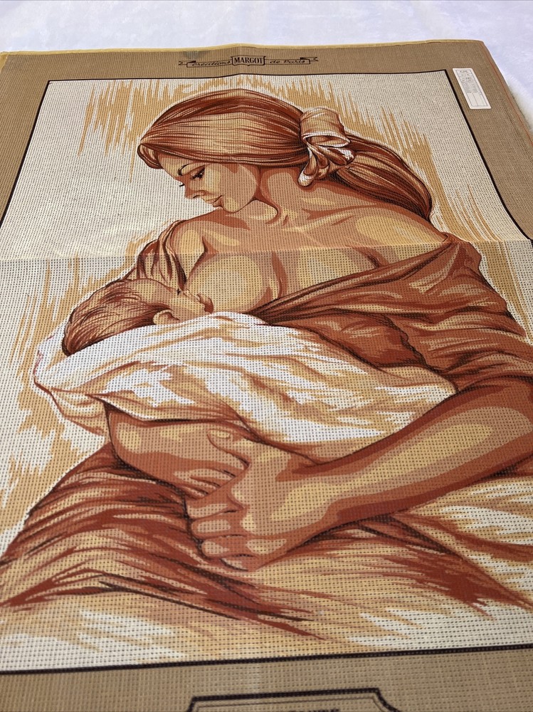 needlepoint canvas handpainted
