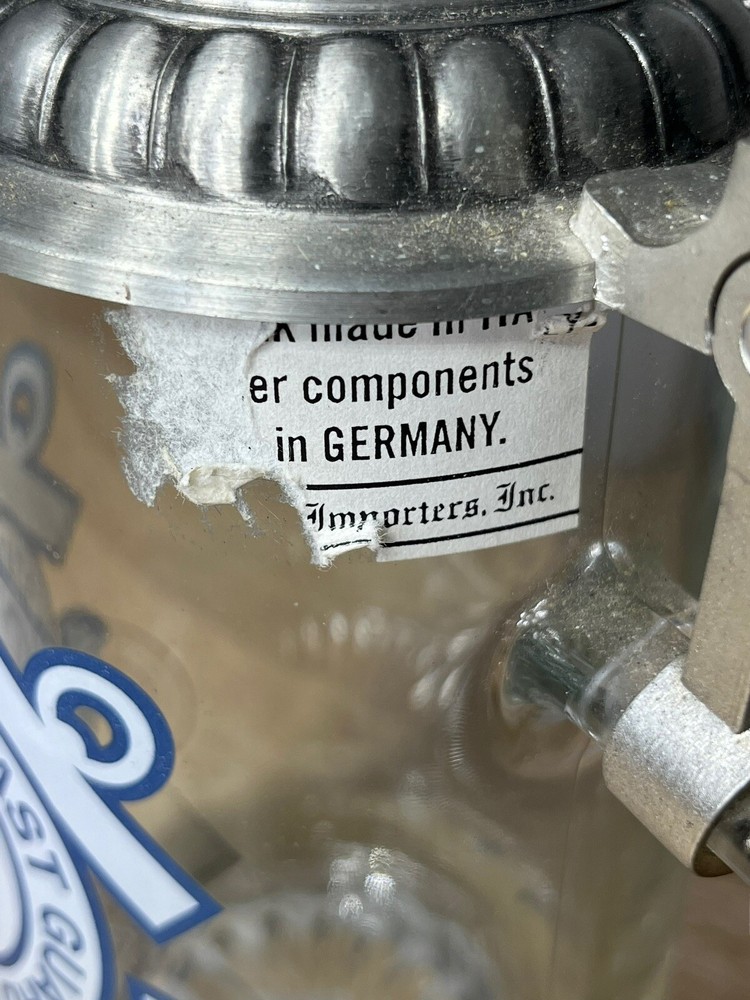 U.S. Coast Guard Glass Stein