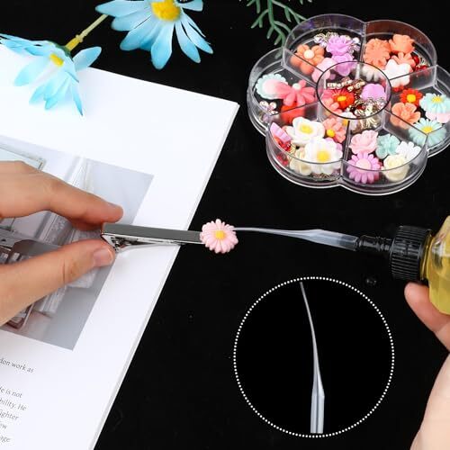 200 Pcs Glue Tips Precision Extender for Hobby Crafts Model Lab Dispensing