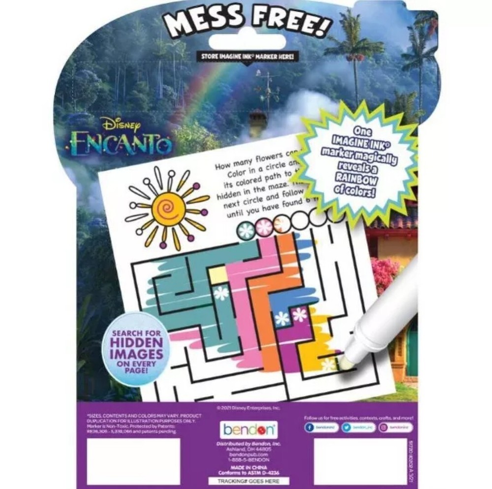 Encanto Imagine Ink Book