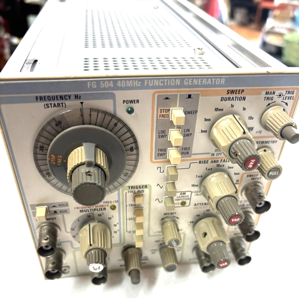 Tektronix FG 504 Function Generator 40MHz Plug In Module For TM500 Series TESTED
