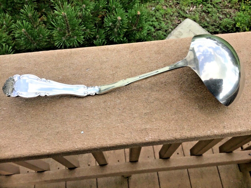 WEBSTER PATTERN SILVERPLATE 10 3/4” LADLE1900 SIMEON L. & GEORGE H. ROGERS