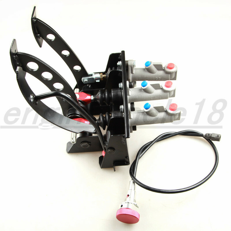 High Quality Race Rally Hydraulic Clutch Brake Bias Pedal Box Assembly Kit