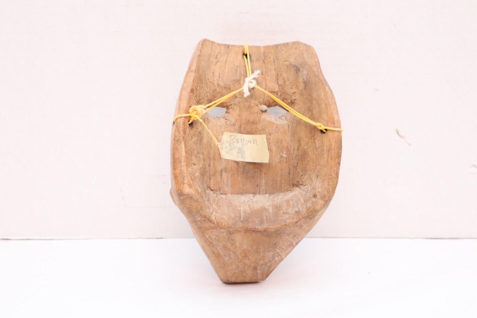 ATQ Guatemalan folks art Hand Carving Wood Mask Mayan Conquest Dancing Mask 8.75