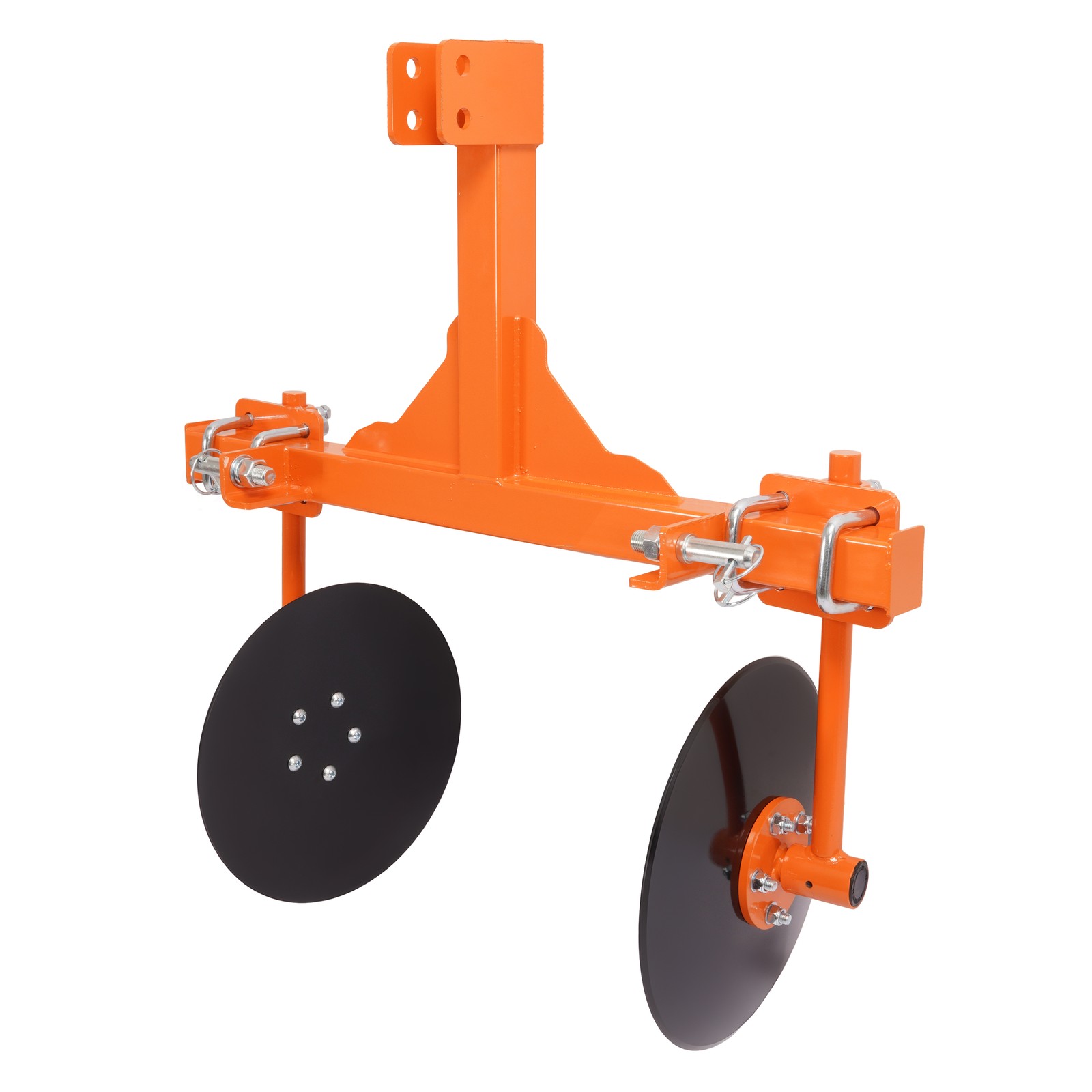 3 Point 48" Adjustable Disc Bedder Disc Harrow Fits Cat 1 Tractors, Quick Tach