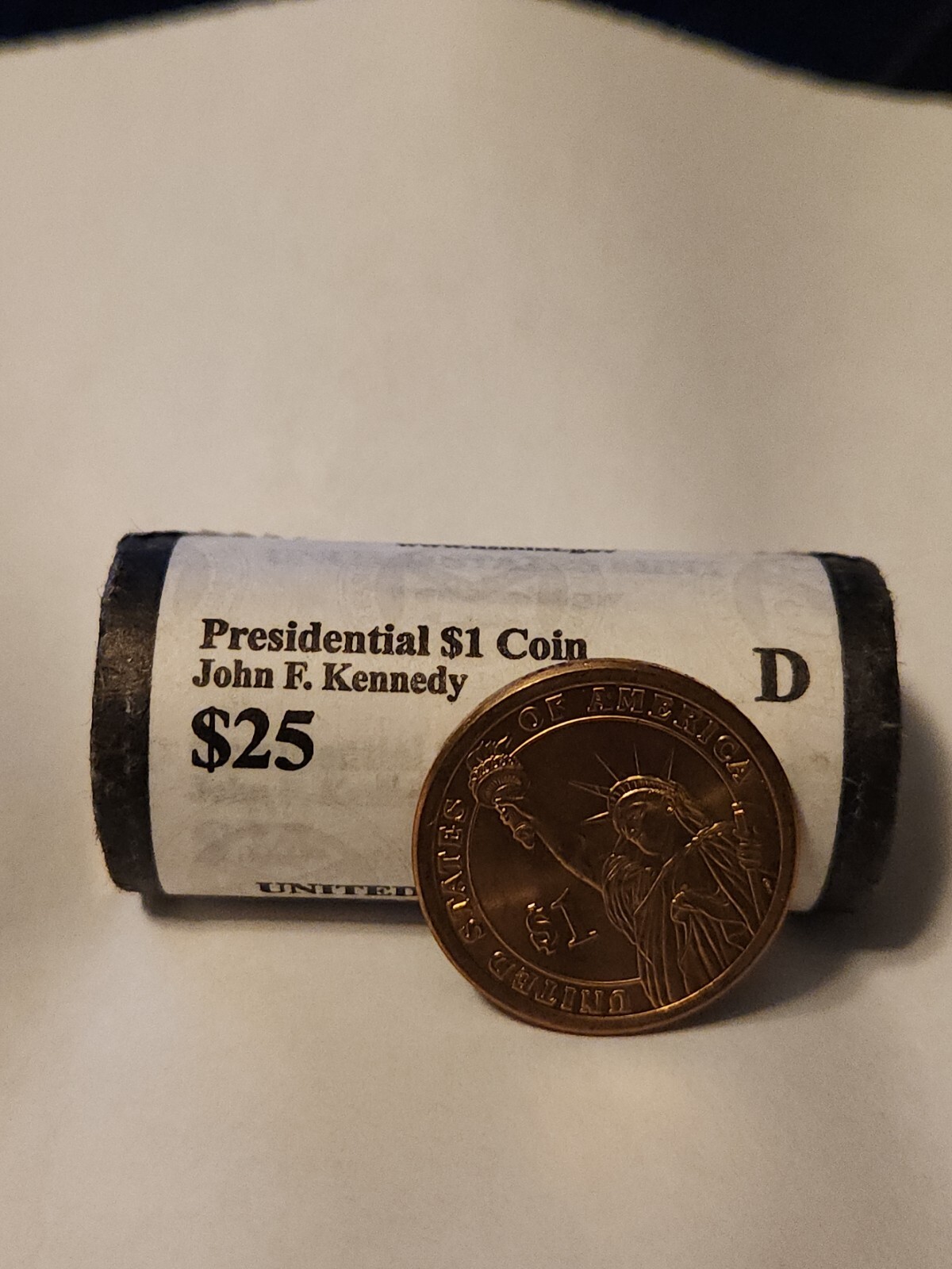 2015 D John F Kennedy President dollar Coin Uncirculated BU. US Coin