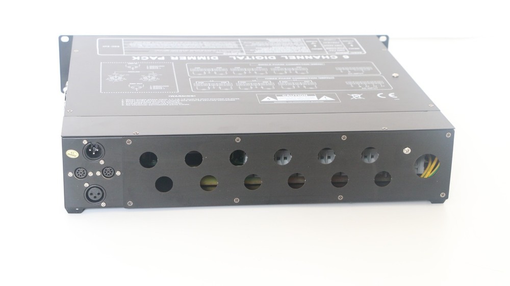 Professional 6-Channel Digital Dimmer Pack for Stage Lighting Control System