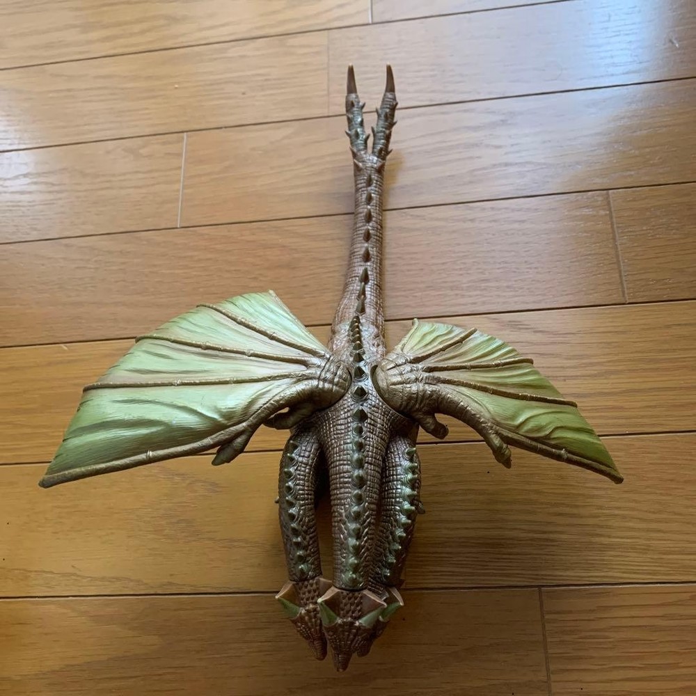 Monster figures such as King Ghidorah