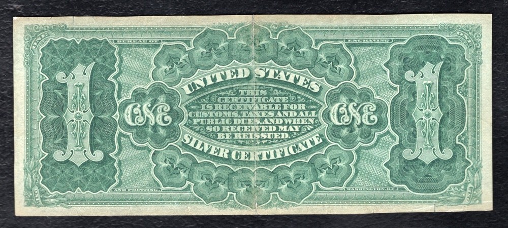 FR. 215 1886 $1 ONE DOLLAR “MARTHA” SILVER CERTIFICATE NOTE EXTREMELY FINE