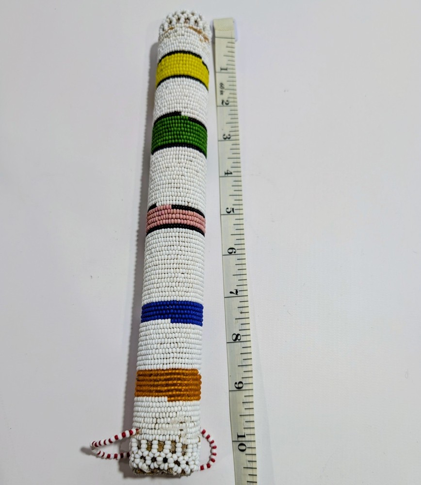 African Beaded Talking Stick