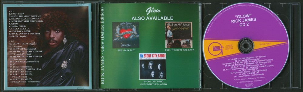 JAMES, RICK - Glow (Deluxe Edition)