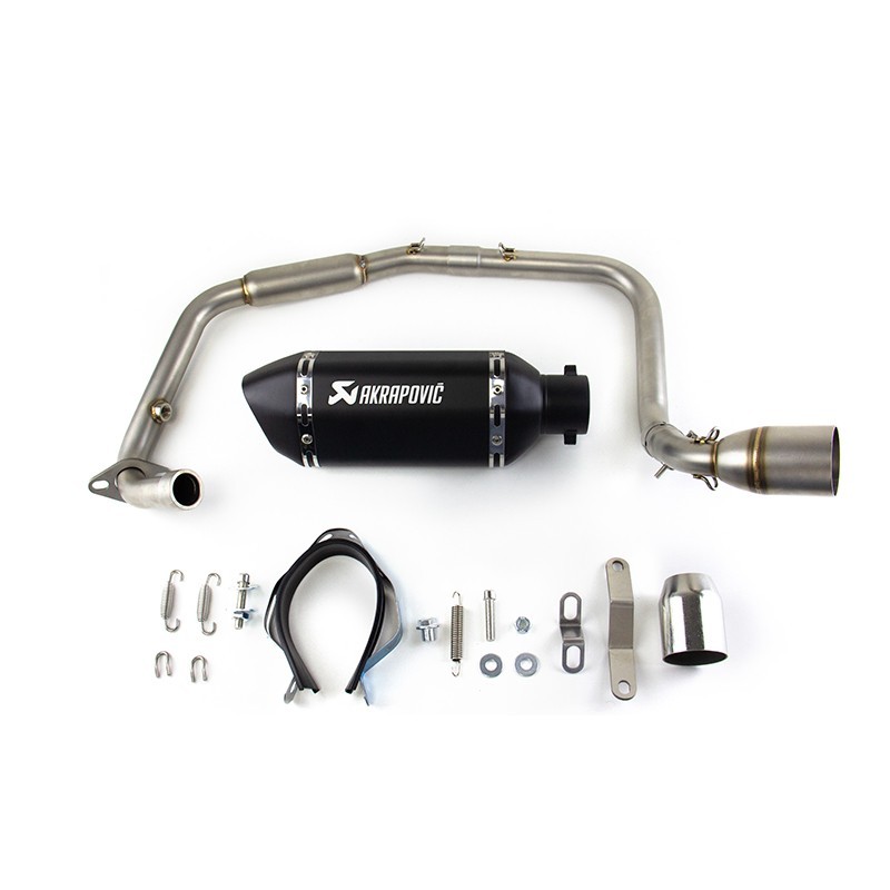 Slip For Benelli TNT125 TNT135 2017-2025 Exhaust Front Mid Pipe Muffler System