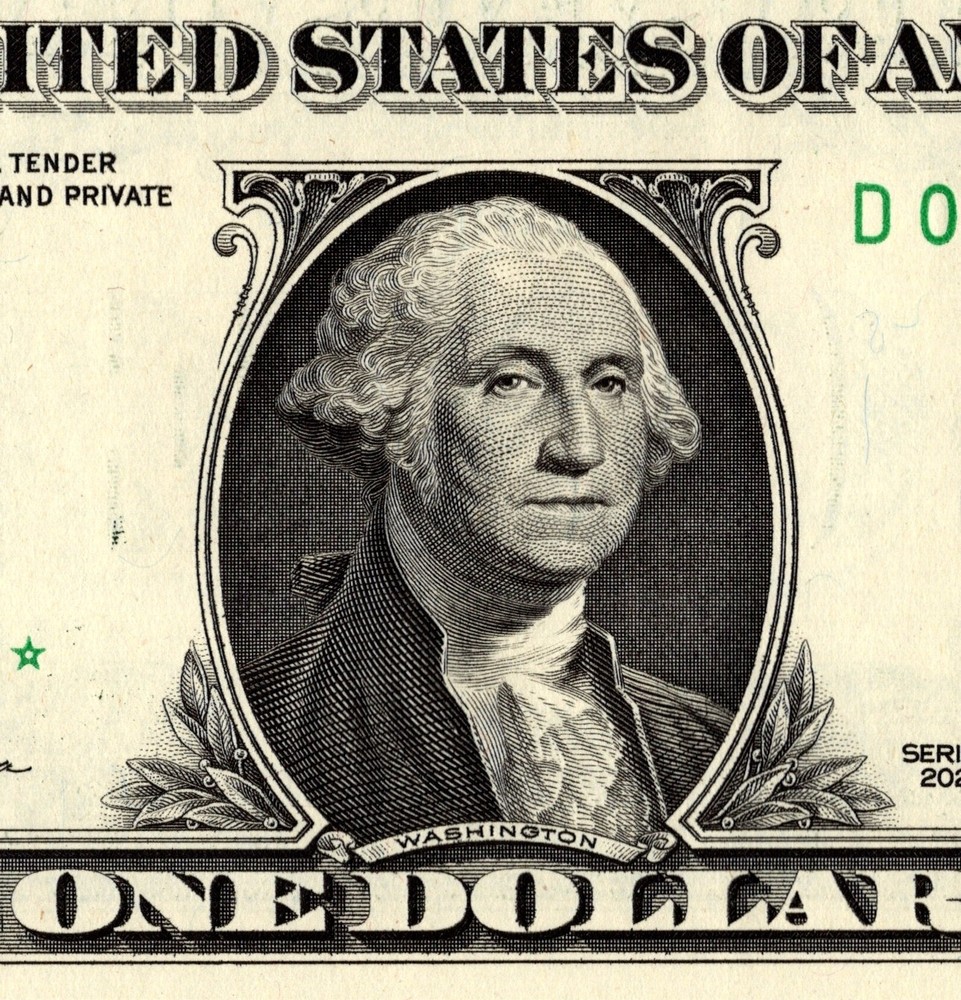 2021 D Star Note One Dollar Bill Regular Run Pack Note D08561031*