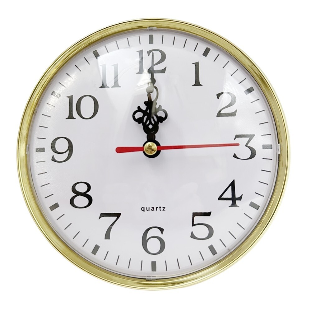 Quartz Clock Insert 130mm Diameter 90-110mm Install Diameter Lightweight