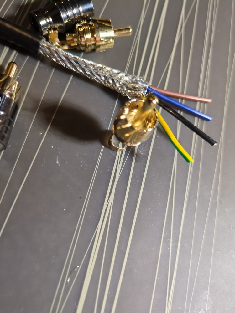 DIY Interconnects RCA Cables, Solder Yourself Old School 4*Connectors & Cable