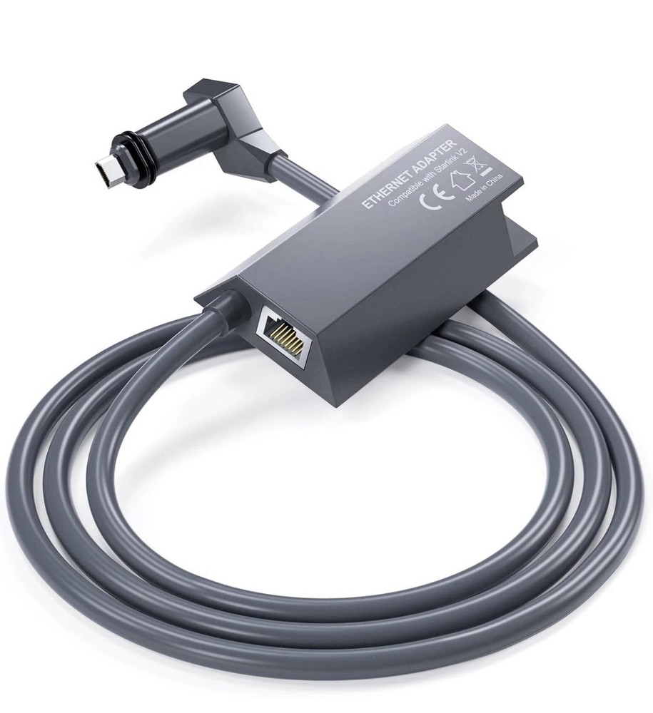 Starlink V 2 Ethernet Adapter for Starlink Rectangular Satellite Internet
