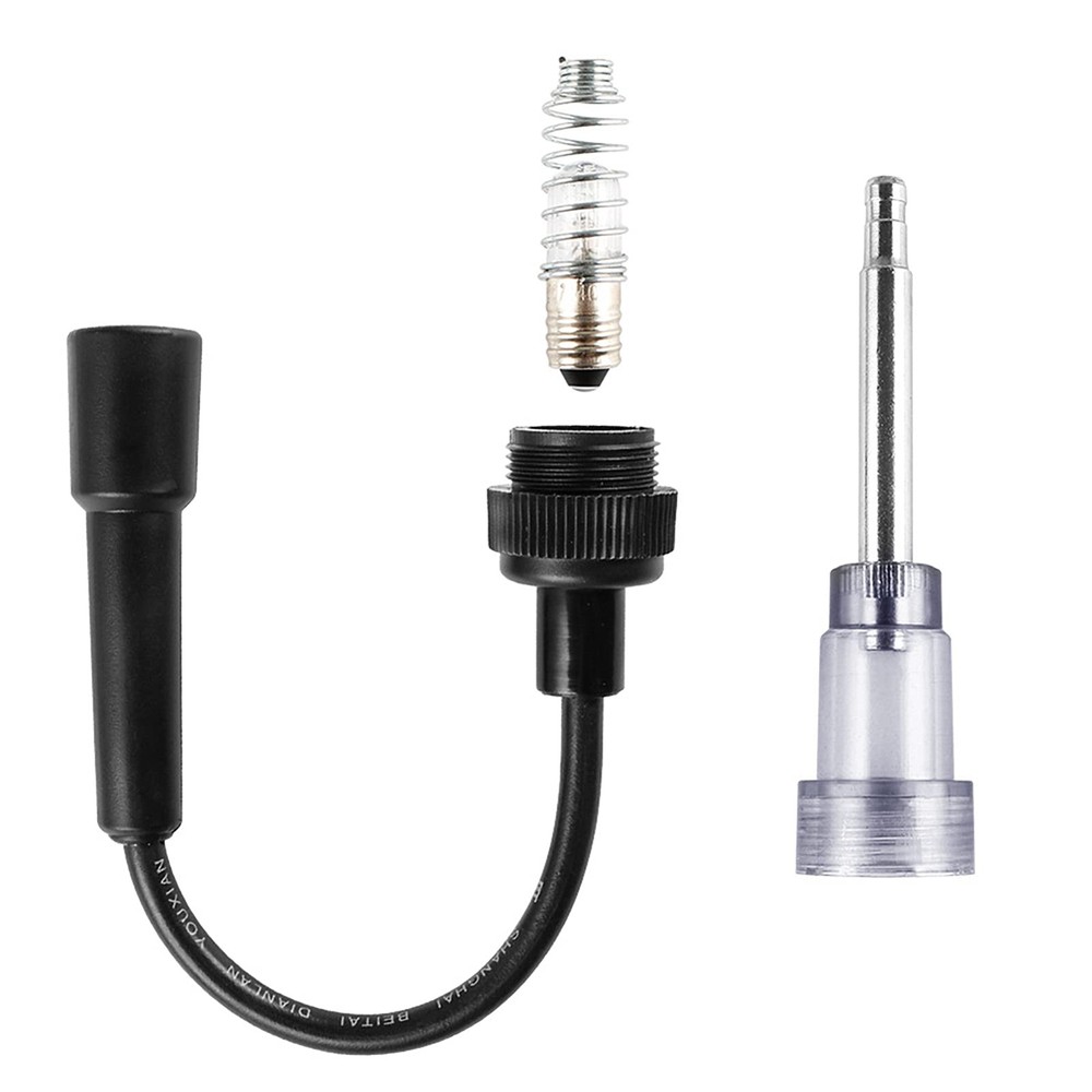 6 Pcs Car Spark Plug Tester - Engine Ignition 6pcs, black