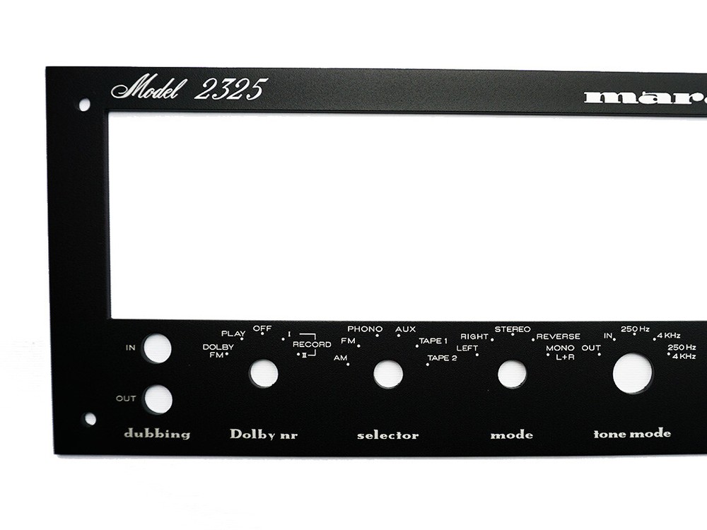 New! Marantz 2325 Receiver Front Panel Faceplate (Face Plate) B
