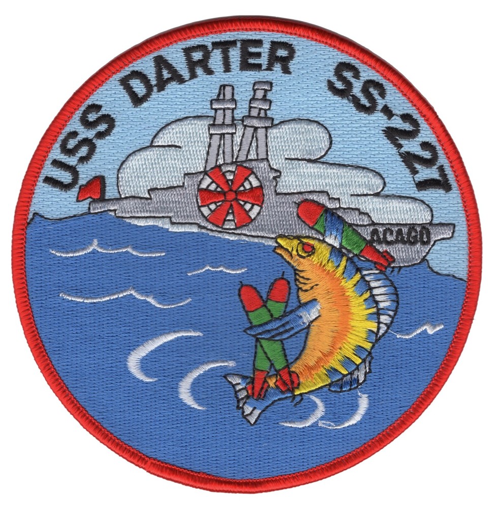 SS-227 USS Darter Submarine Patch