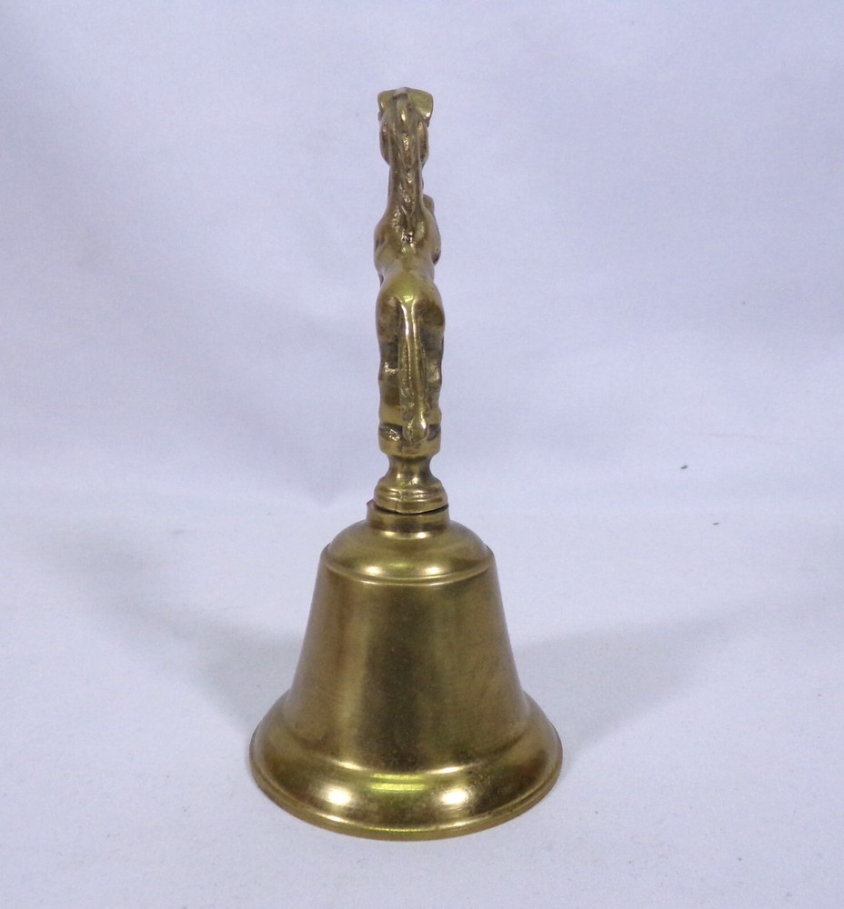 VINTAGE UNICORN 5.75" SOLID BRASS BELL
