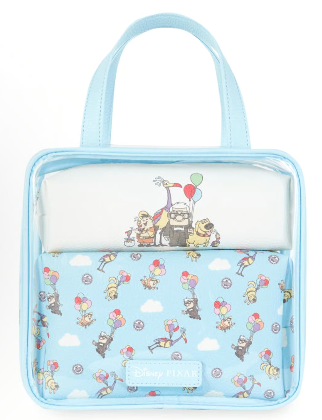 Disney Pixar X Primark UP 3 Piece Cosmetic Accessory Bag Set NWT