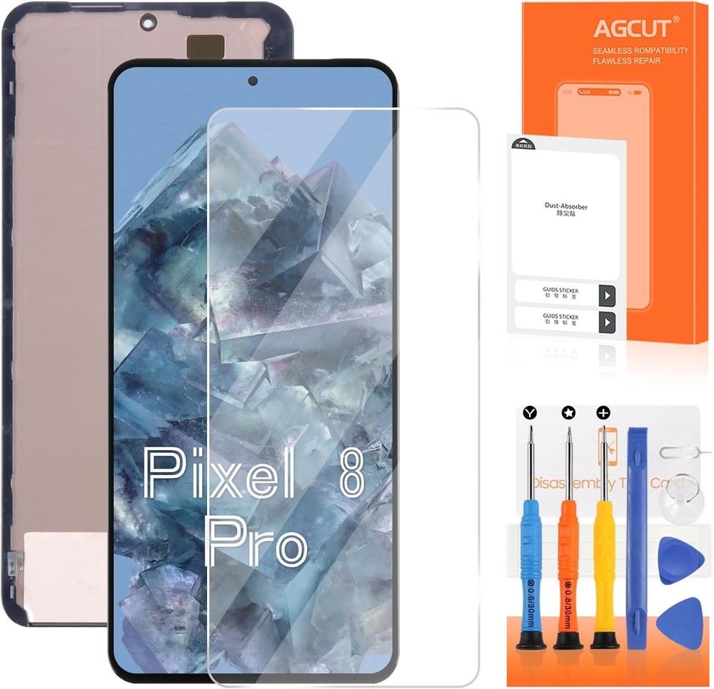 6.7'' OLED Screen Replacement for Google Pixel 8 Pro with Fingerprint Function