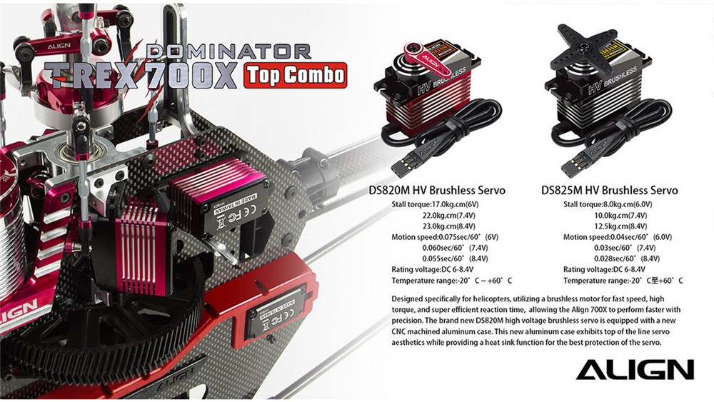 3D RC Helicopter T-REX 700X Top Combo with Microbeast PLUS Flybarless System