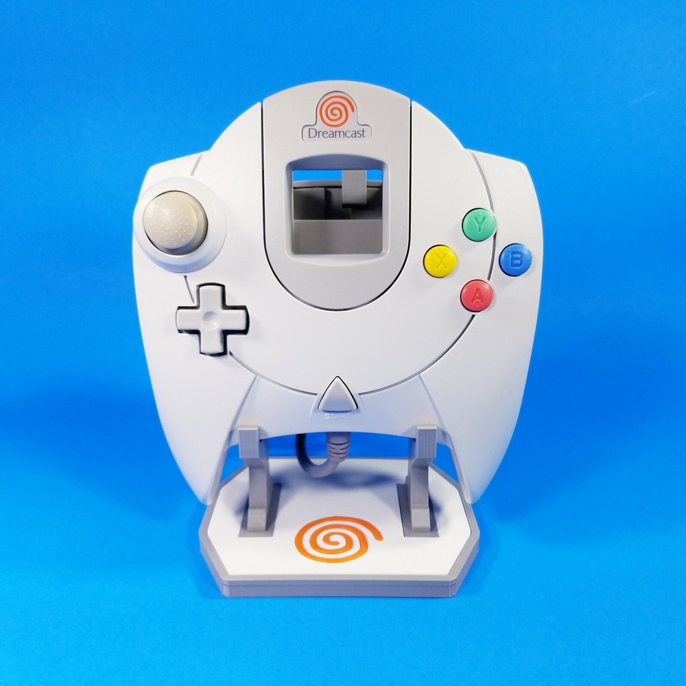 Sega Dreamcast Controller Display Stand - Custom 3D Printed - Multi Color Mounts