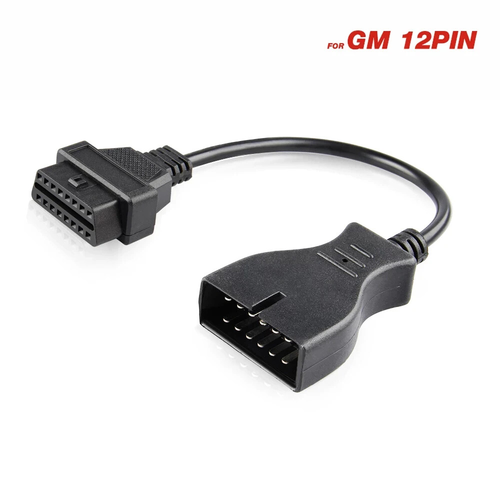GM 12 Pin OBD1 to OBD2 16 PIN Car Diagnostic Code reader Connector Adapter Cable