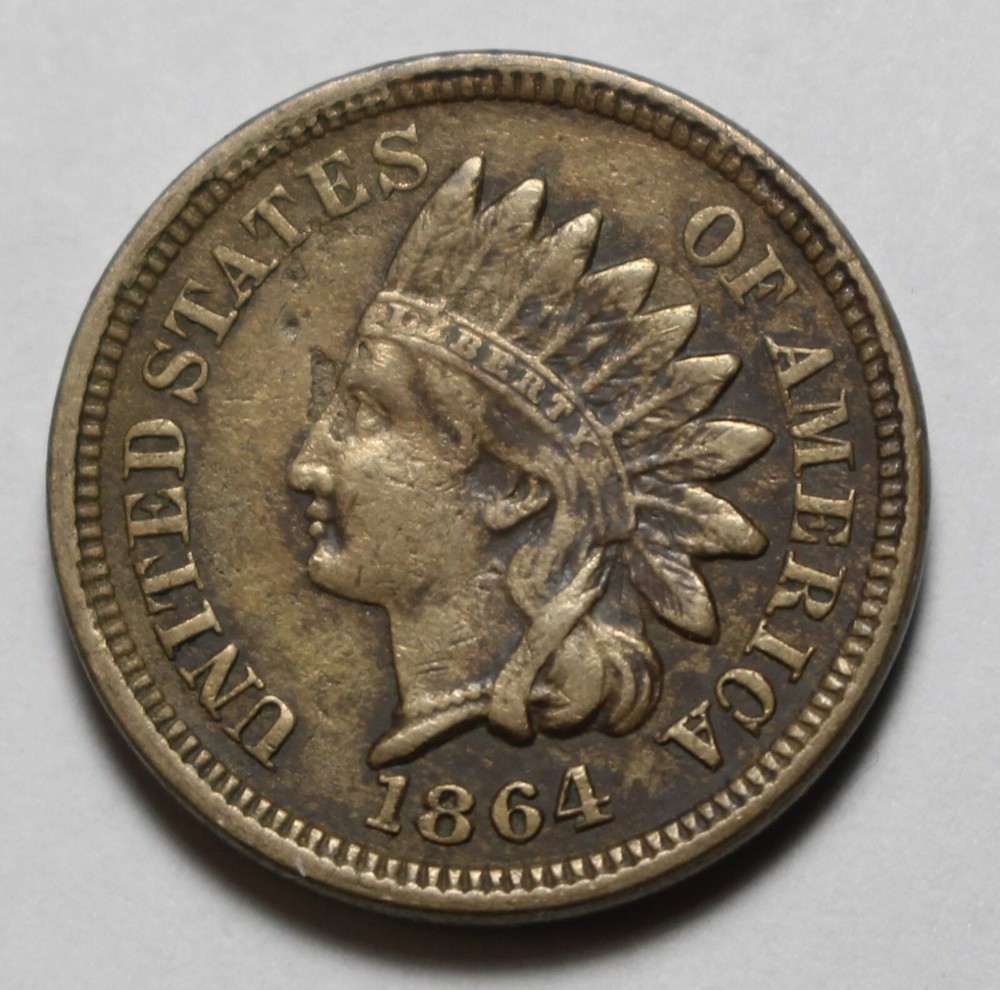 1864 Indian Head Cent M69