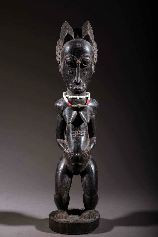 Art African Statue Baoulé 1505