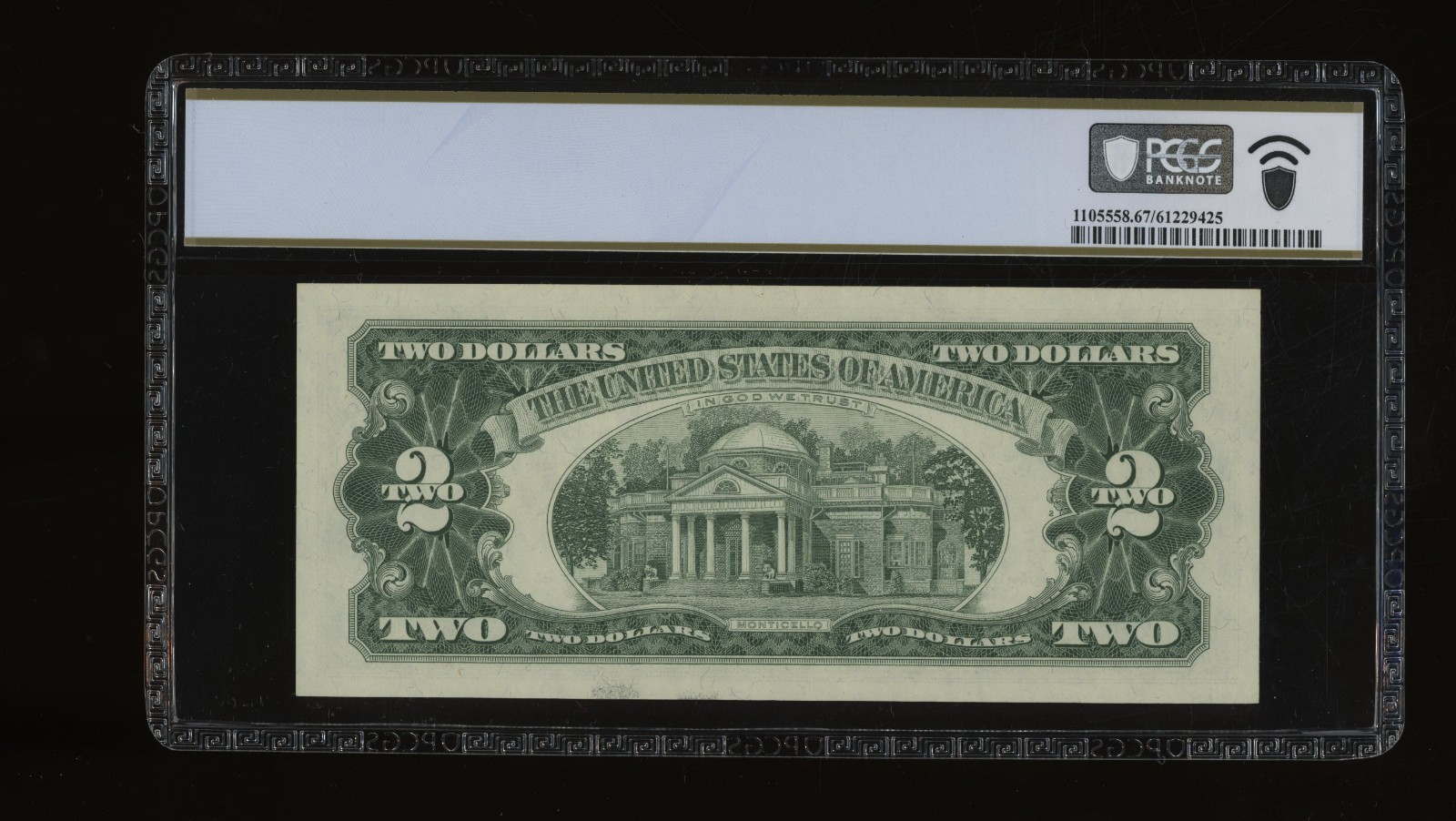 DBR 1963 $2 Legal Superb Gem Fr. 1513 PCGS-B 67 PPQ Serial A03354923A