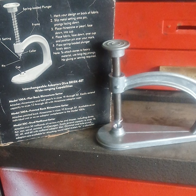 Brisk-Set Precision Tool for Rhinestones and Studs, Extended Range, MPN 100A