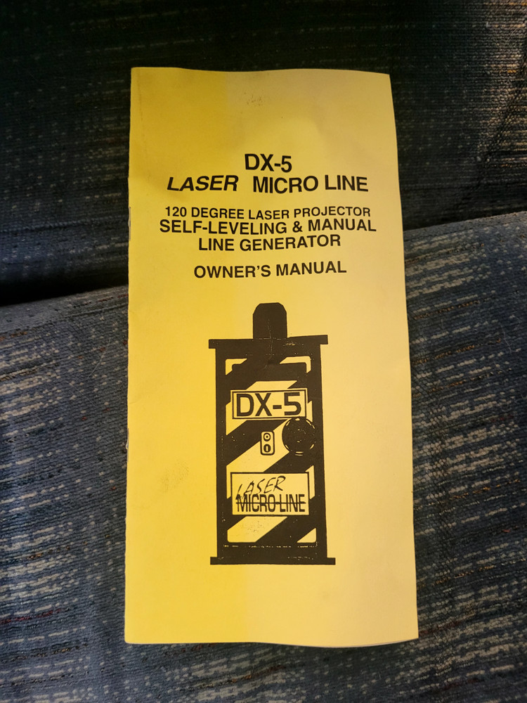 Laser Products Micro Line DX-5 Templator Case Works