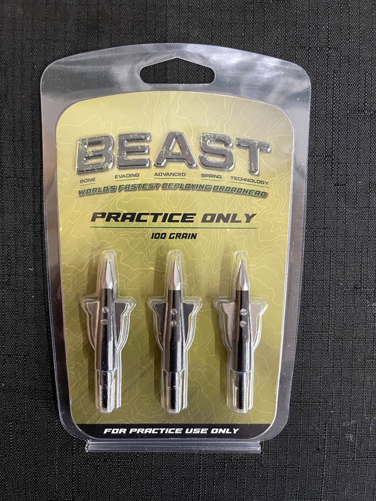 BEAST Broadheads Practice Tips 100gr 3 Pack BRAND NEW