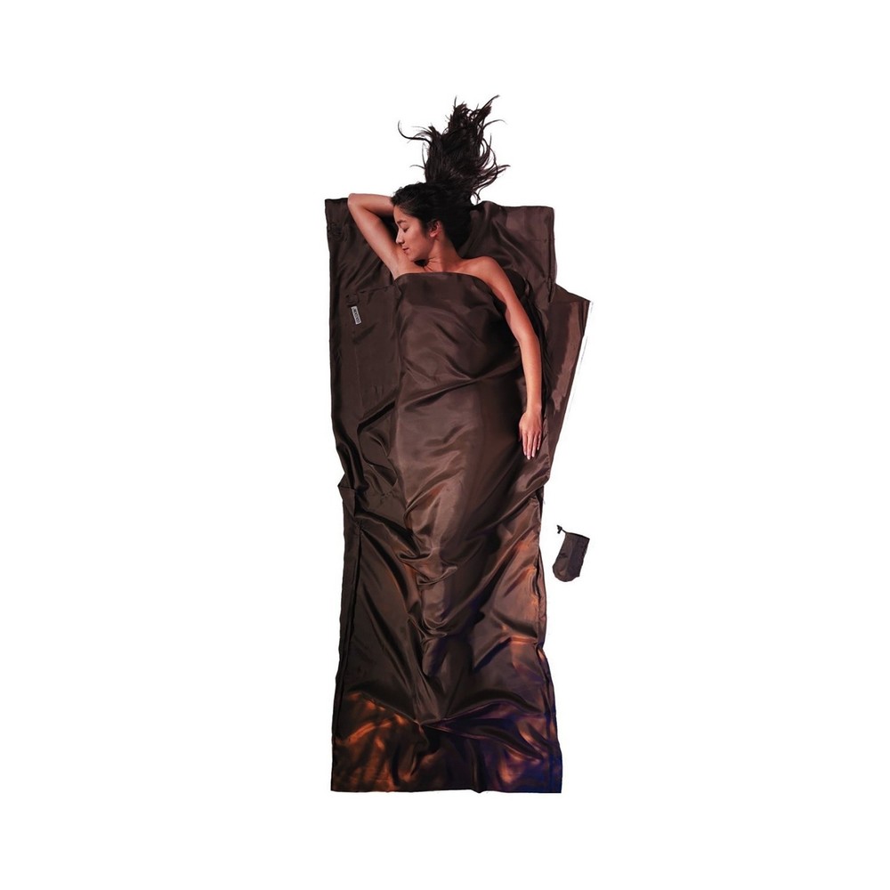 Cocoon Silk TravelSheet REGULAR Muddy Elephant