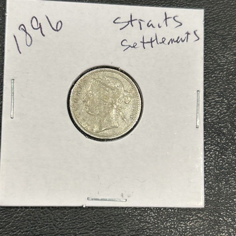 1896 Straits Settlements 10 Cent  Victoria