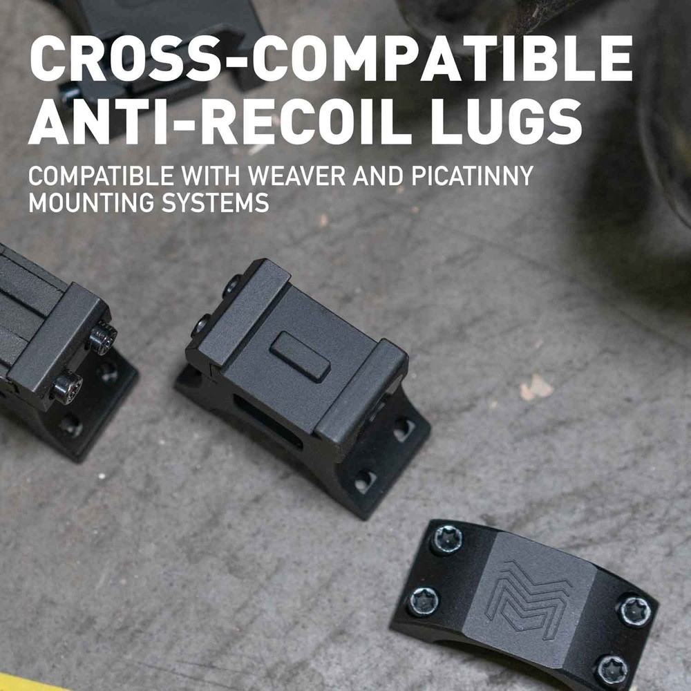 Monstrum Next Level Scope Rings with Integrated Bubble 30 mm diameter