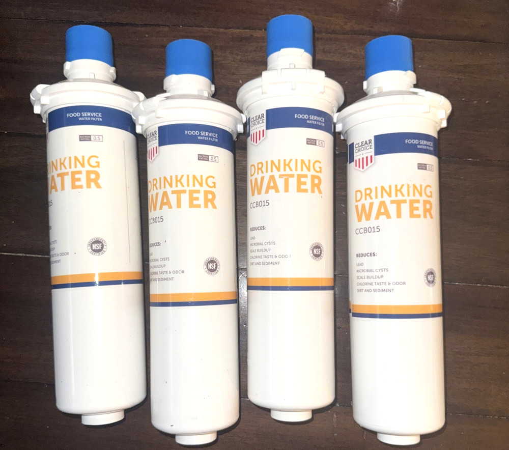 Replacement Drinking Water Filters Clear Choice CCB015 4 Pack NEW