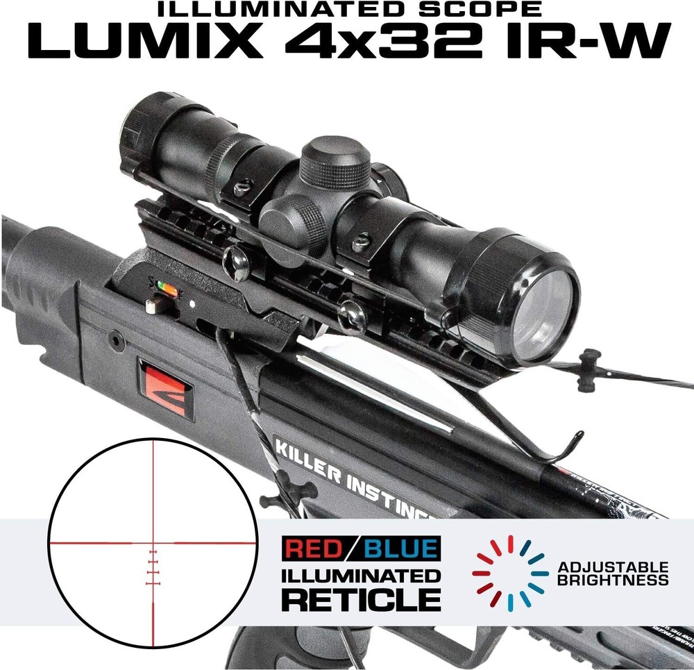 Optimized Burner Crossbow 415 FPS - Adjustable Fit & Pro Hunter's Kit