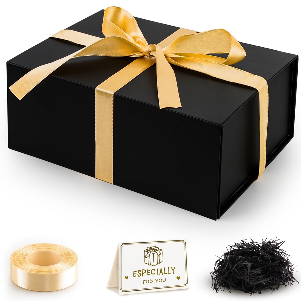 Gift Box, 9.05x6.7x2.7" Gift Boxes with Closure Lids