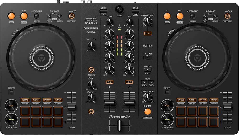 DDJ- 2-deck Rekordbox and Serato DJ Controller - Graphite
