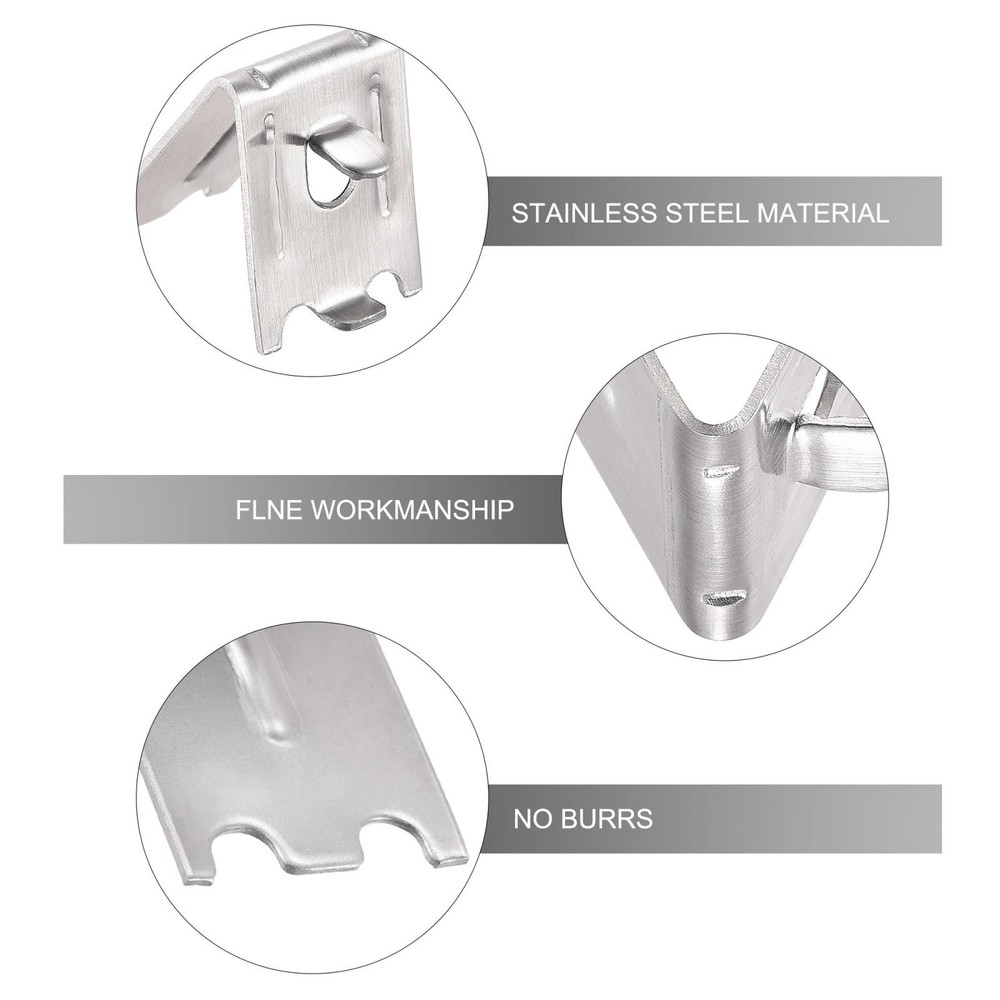 Freezer shelf clip, shelf support bracket 1mm thickness 8pcs
