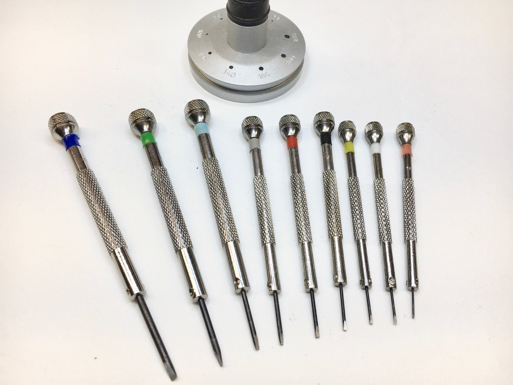 Budget Mini Screwdriver Set in Fixed Stand
