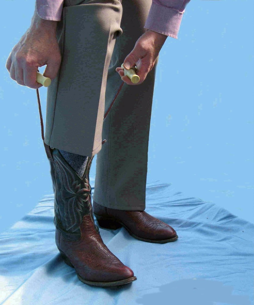 Boot hooks bootstrap pulls pullers lifters western riding wraparound pair NEW