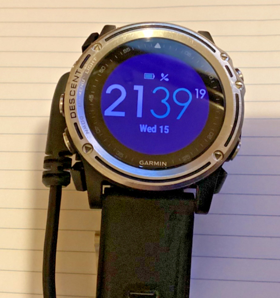 Garmin Descent MK1 Dive Computer with Surface GPS - Silver - Used