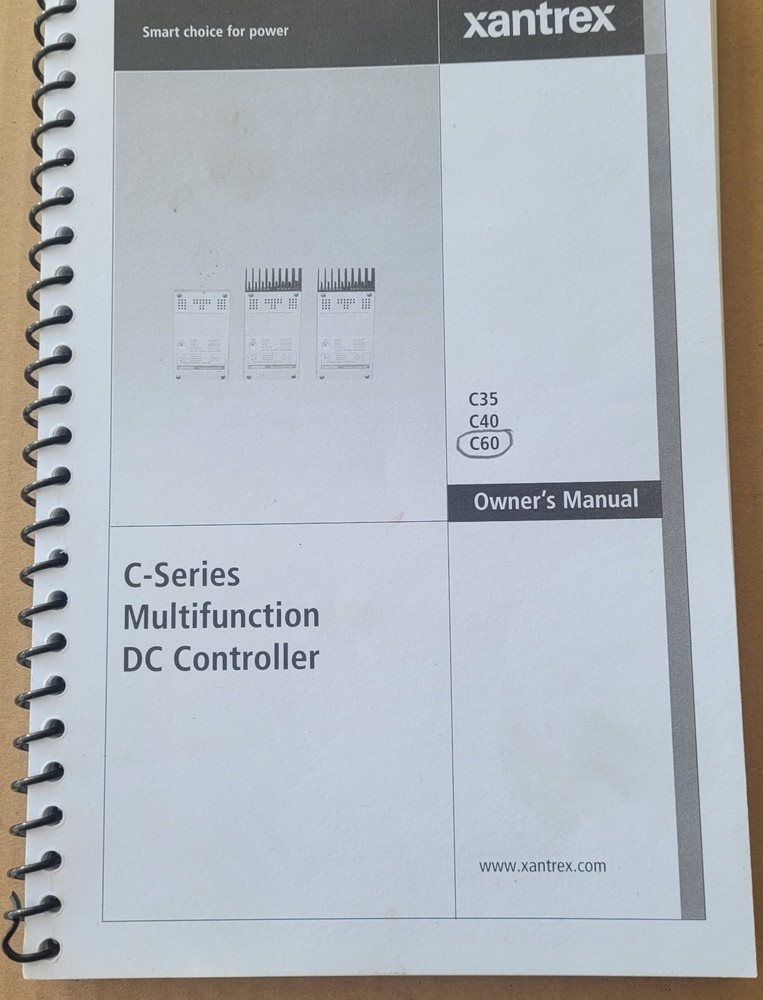 new Xantrex C60 Multifunction 12/24 Dc Charge/load Controller