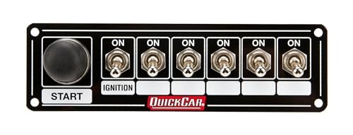 50-865 Ignition Panel Blk. w/Start But. 5 ACC